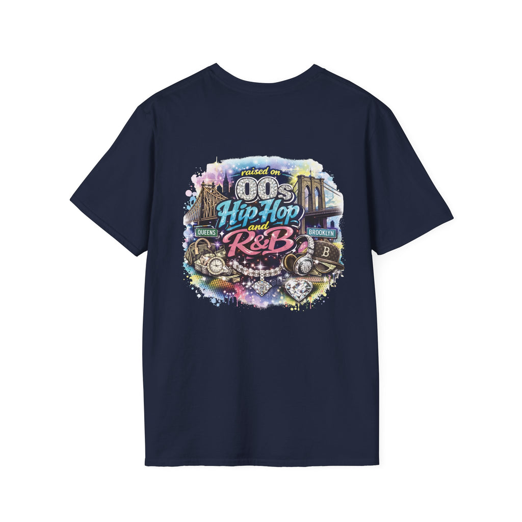 Raised on 00s Hip Hop & R&B – Front & Back Graphic