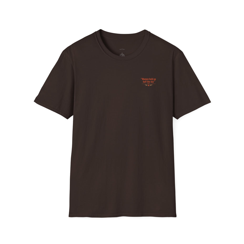 Women Hold Up Half the Sky – Front & Back Graphic Tee