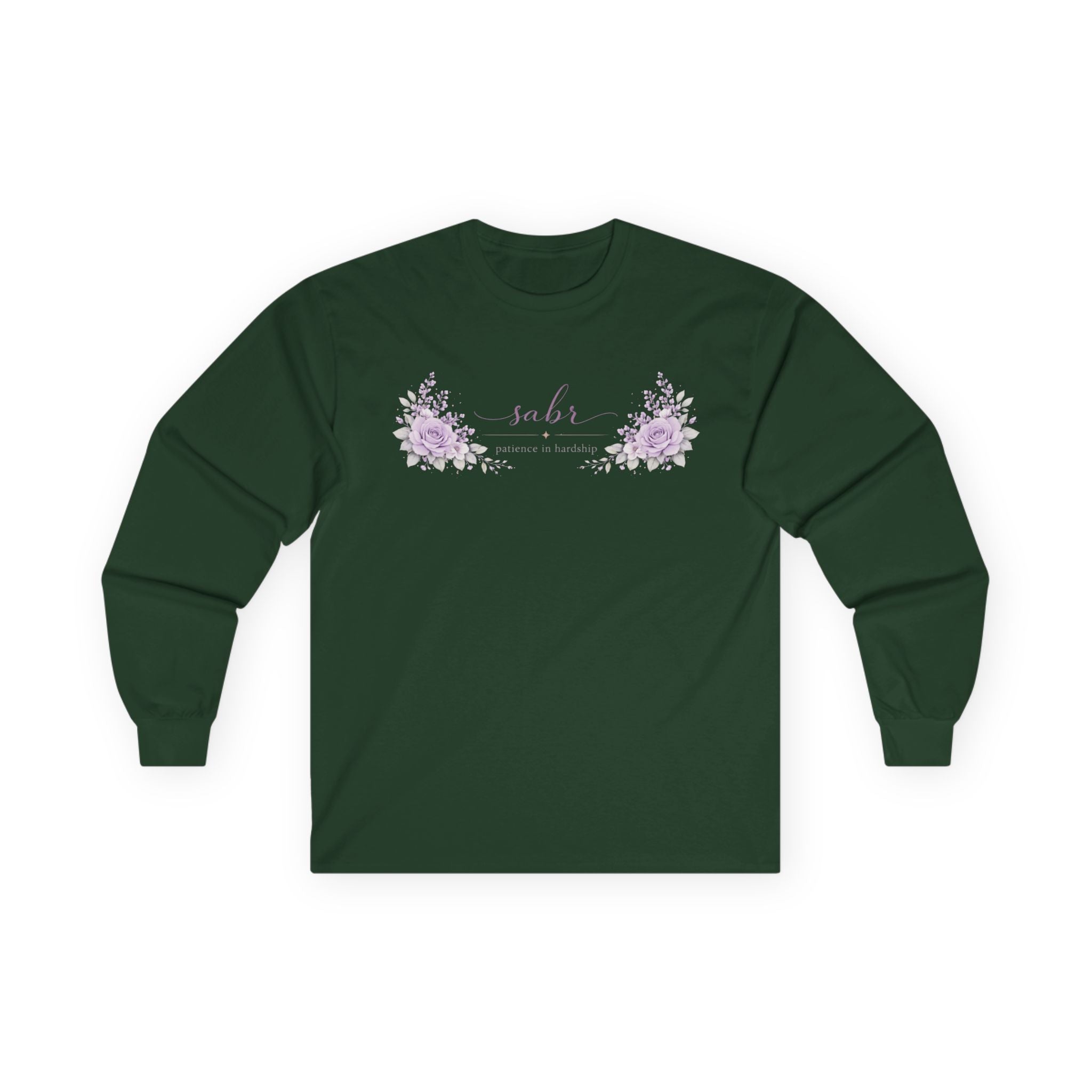 Sabr "Patience in Hardship" - Cotton Long Sleeve Tee