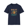 Ready, Set, Conquer Astronaut Cat Graphic Tee