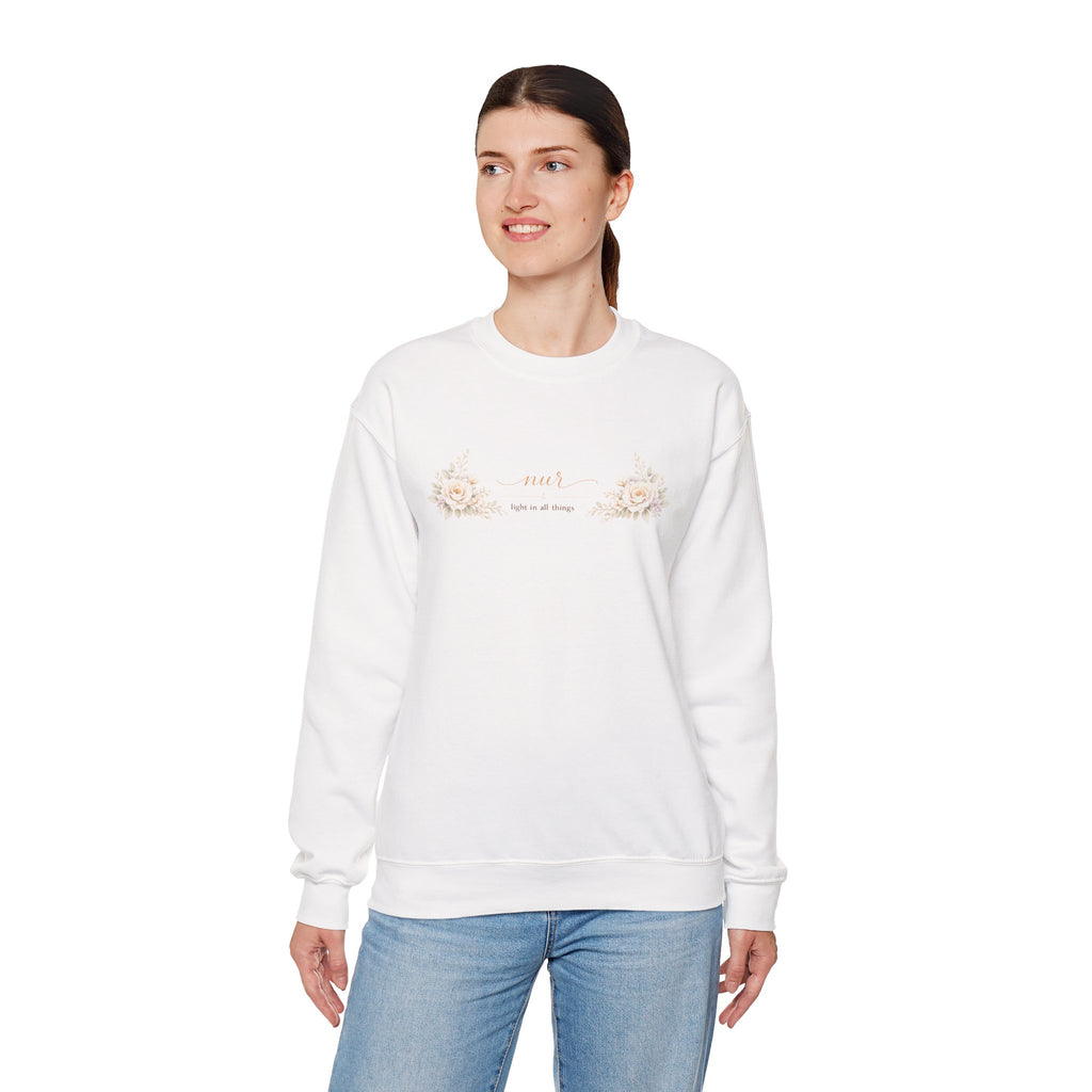 Nur "Light in Everything" - Crewneck Sweatshirt