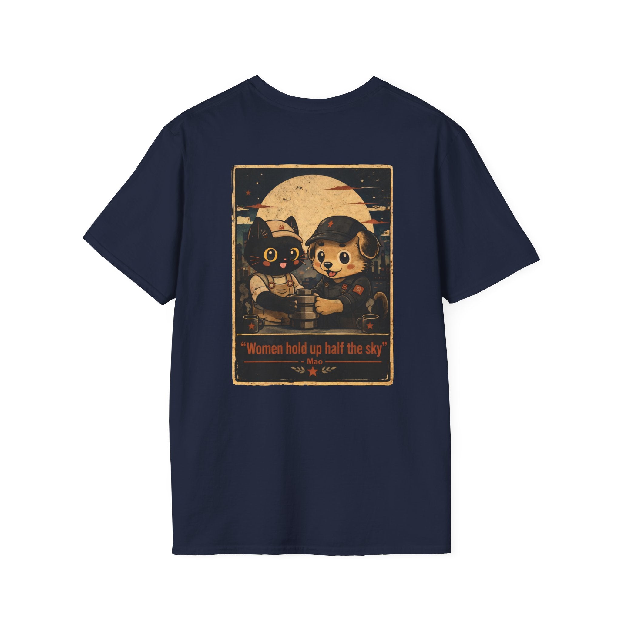 Women Hold Up Half the Sky – Front & Back Graphic Tee