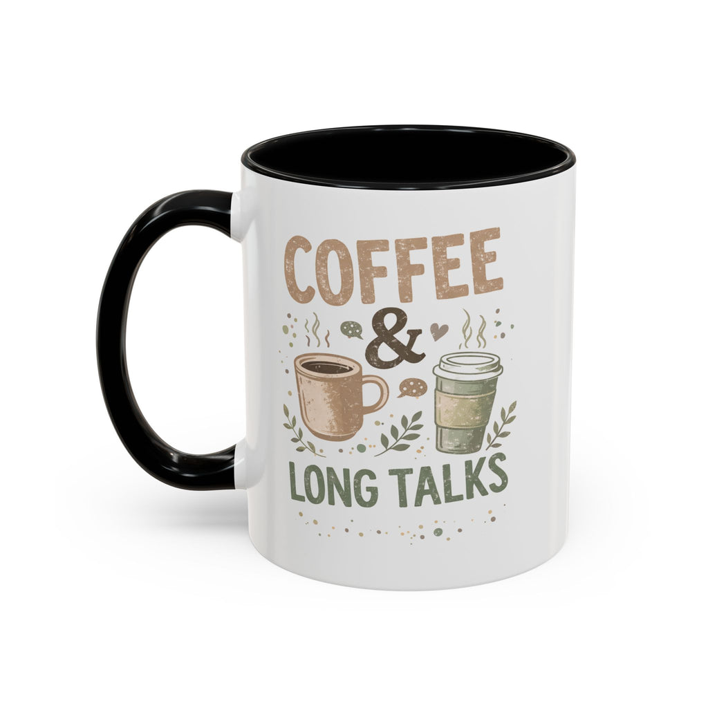 Coffee & Long Talks - Coffee Mug (11, 15oz)