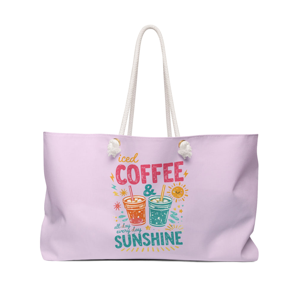 Iced Coffee & Sunshine - Weekender Bag