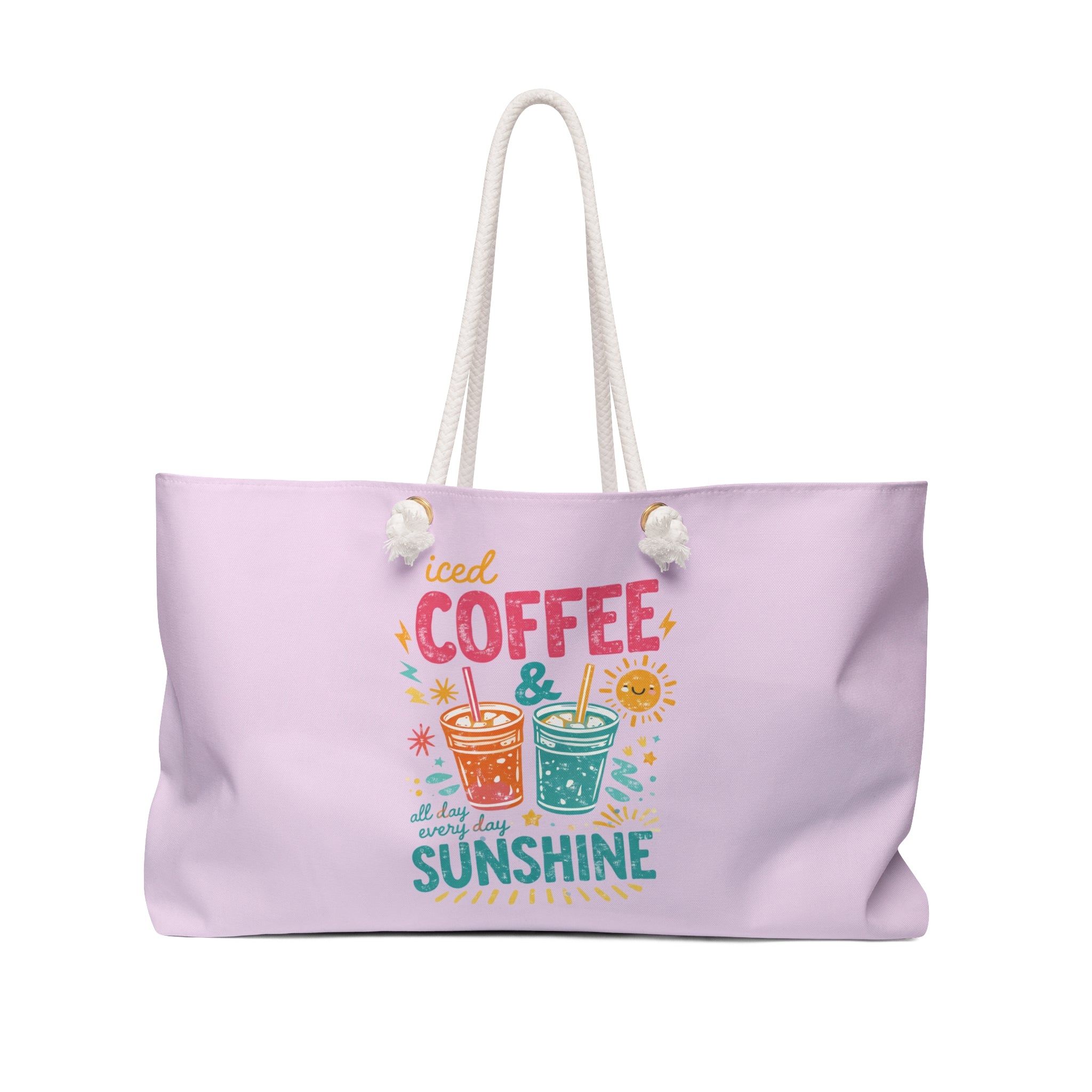 Iced Coffee & Sunshine - Weekender Bag