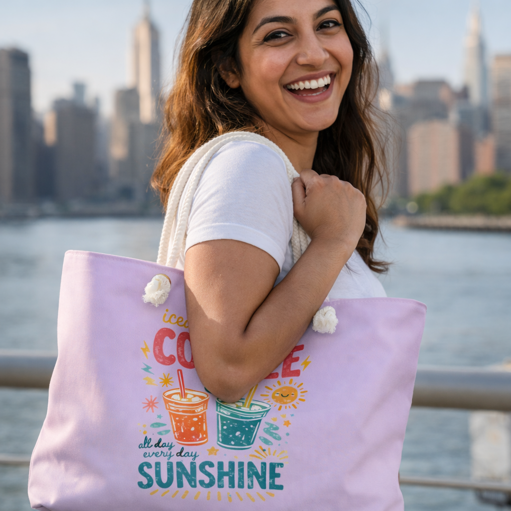 Iced Coffee & Sunshine - Weekender Bag