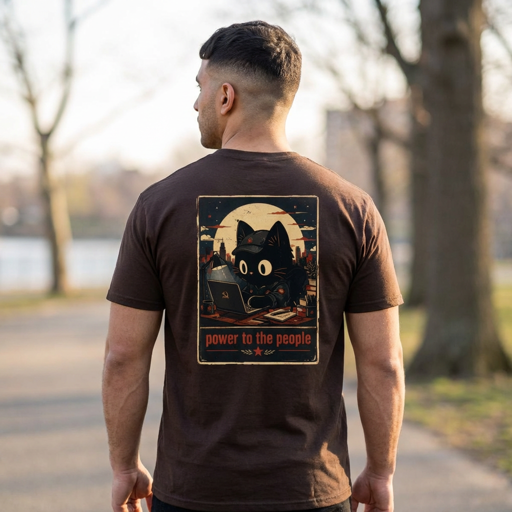 Power to the People – Front & Back Graphic Tee