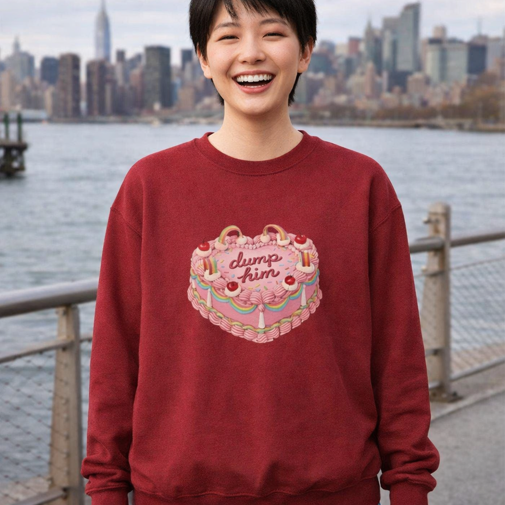 Dump Him Vintage Cake - Sweatshirt