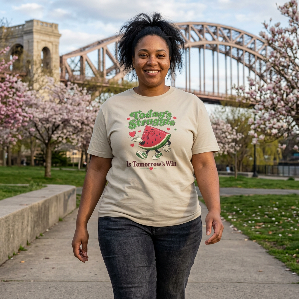 Today's Struggle Is Tomorrow's Win - Watermelon Graphic Tee