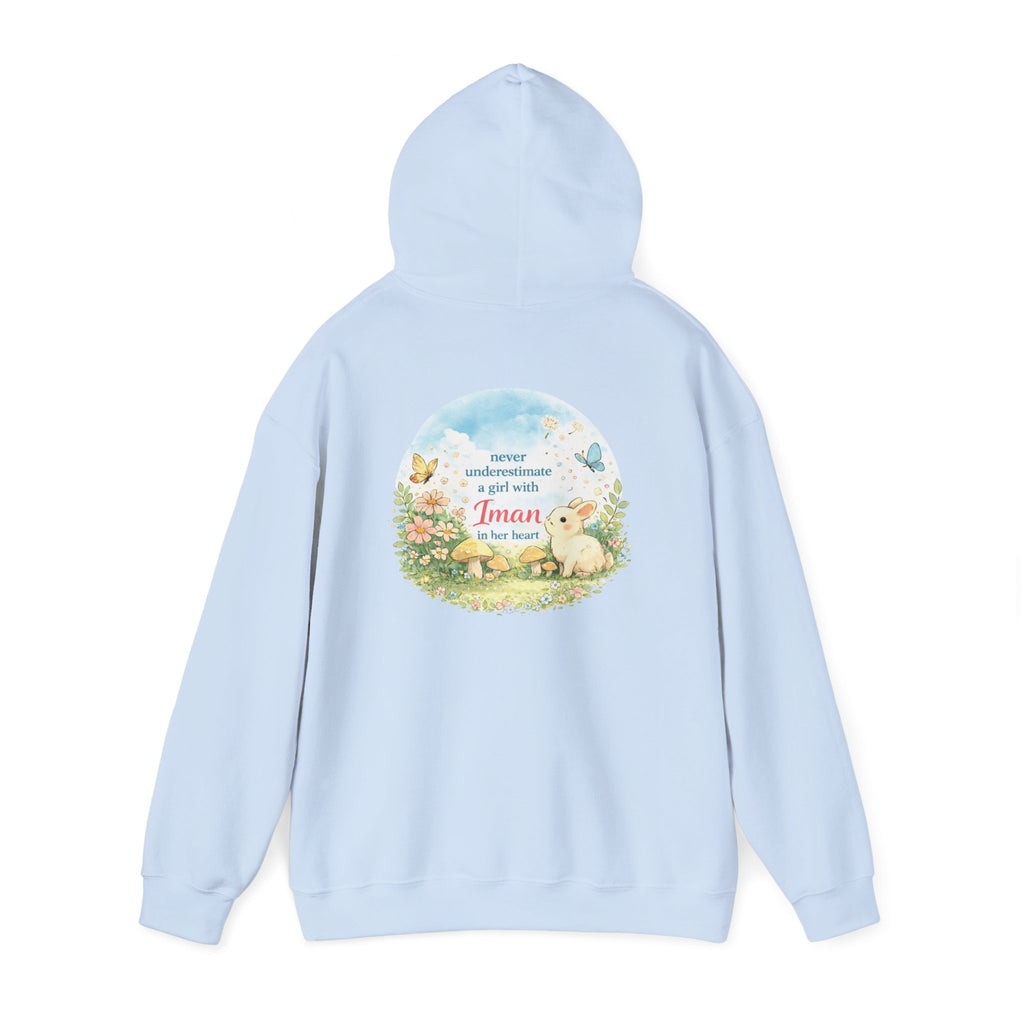Girl with Iman in Her Heart - Hooded Sweatshirt