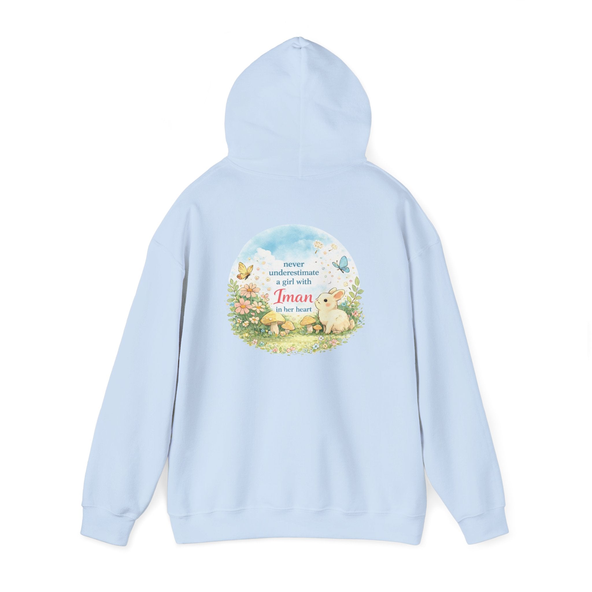Girl with Iman in Her Heart - Hooded Sweatshirt