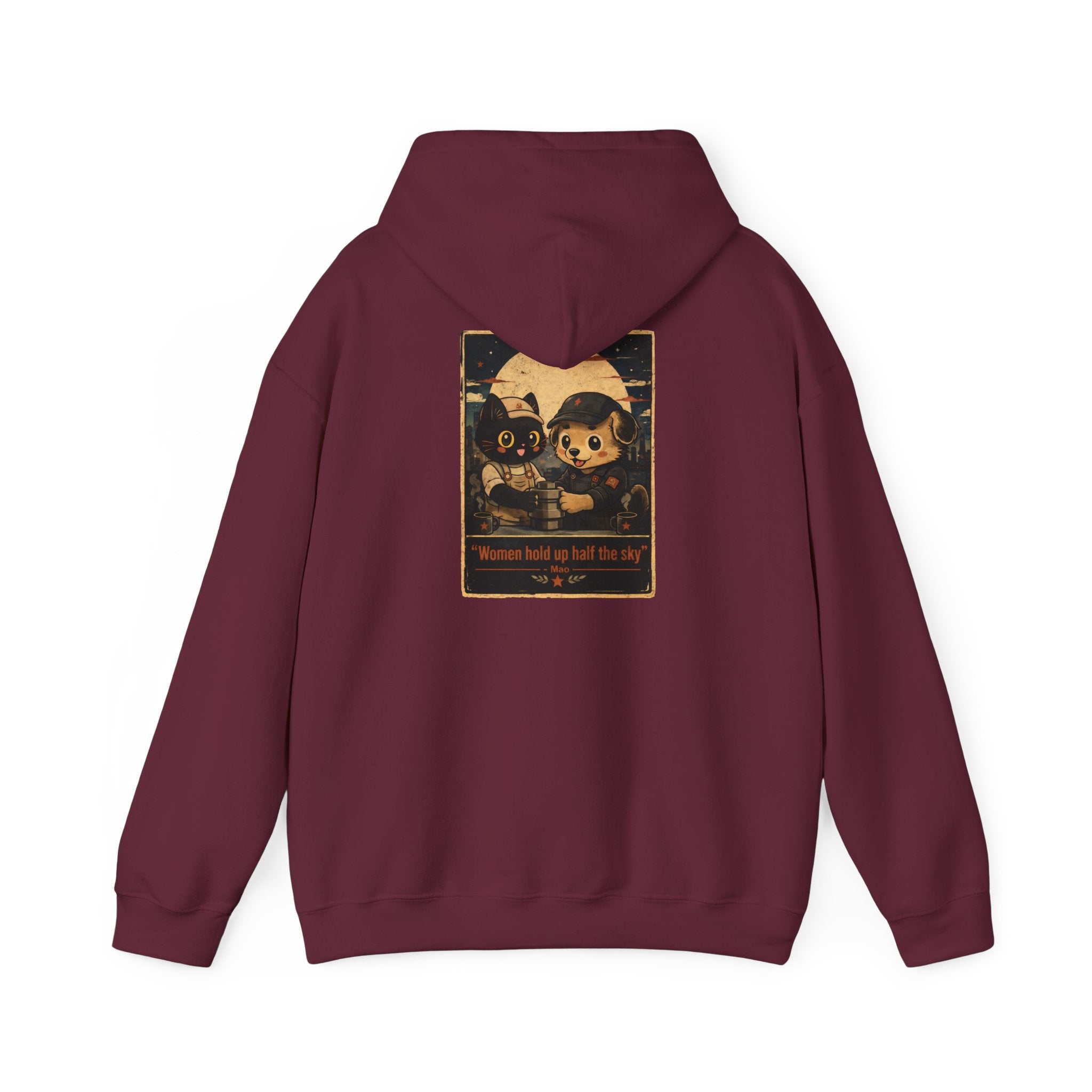 Women Hold Up Half the Sky – Front & Back Graphic Hoodie