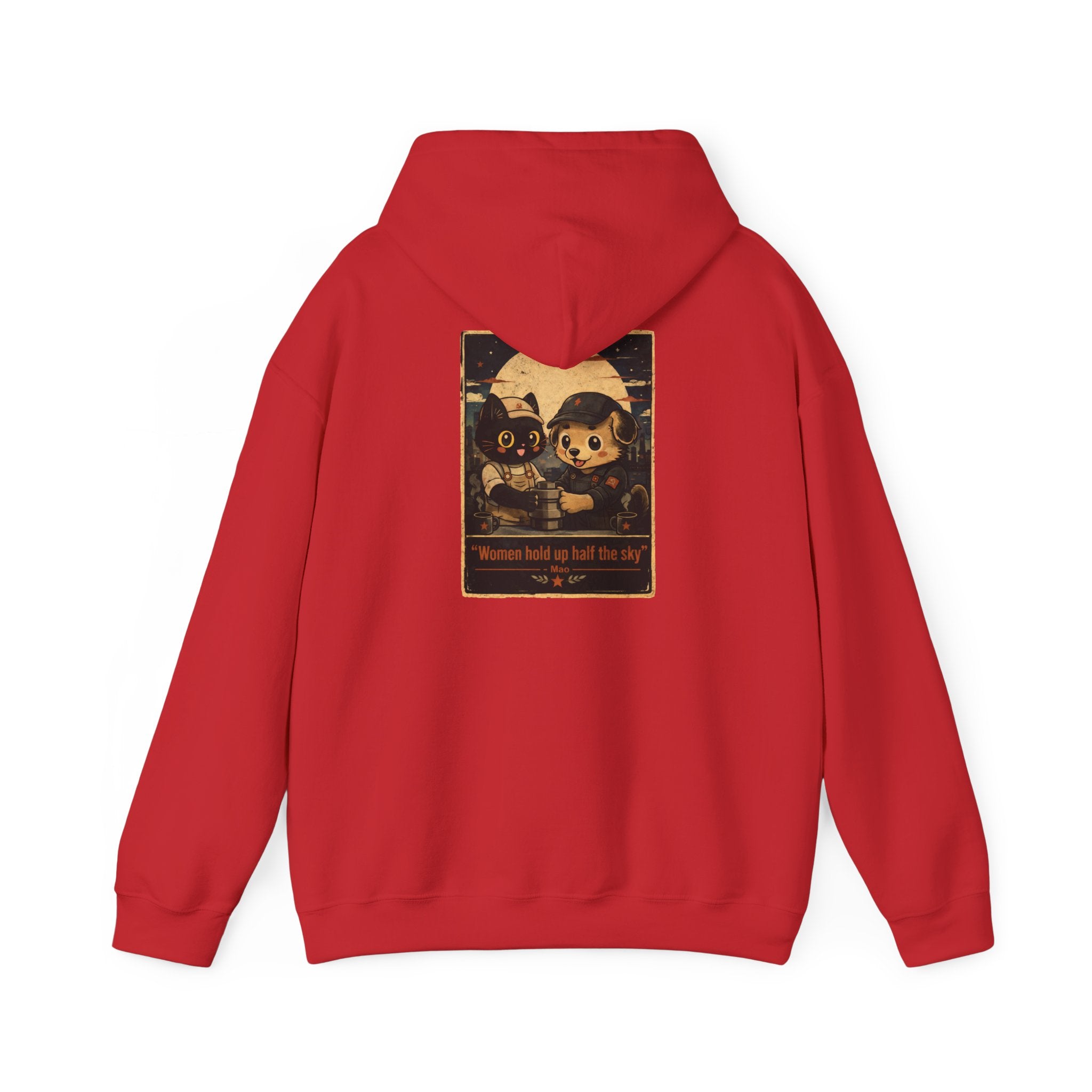 Women Hold Up Half the Sky – Front & Back Graphic Hoodie