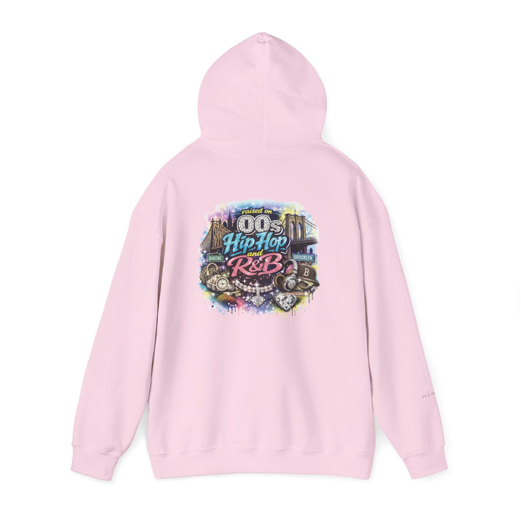 Raised on 00s Hip Hop & R&B – Front & Back Graphic