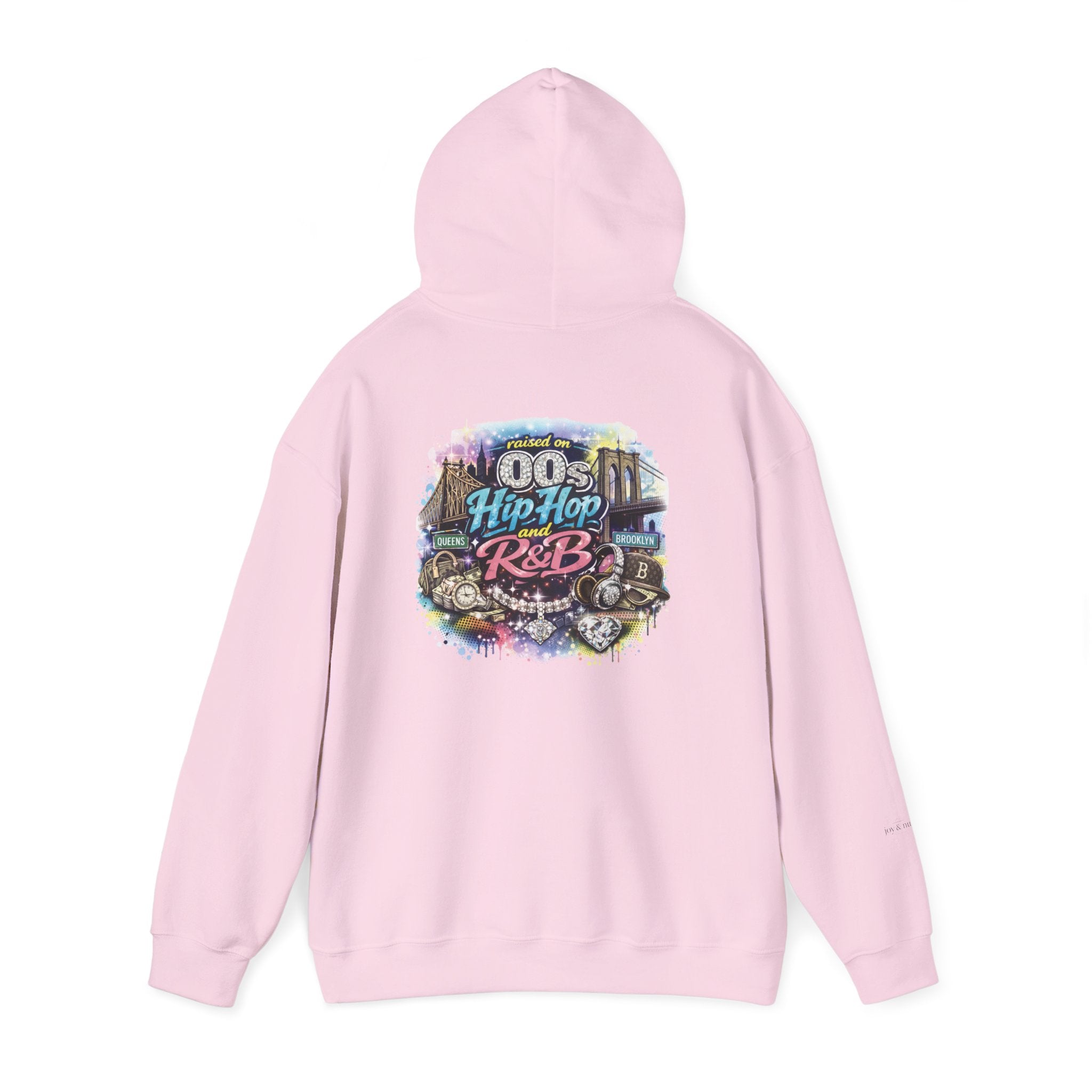 Raised on 00s Hip Hop & R&B – Front & Back Graphic