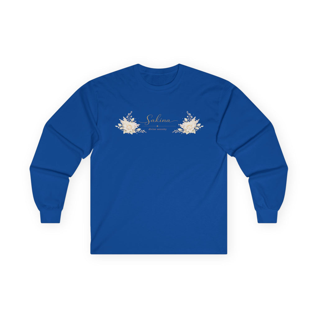 Sakina "Divine Serenity" - Cotton Long Sleeve Tee