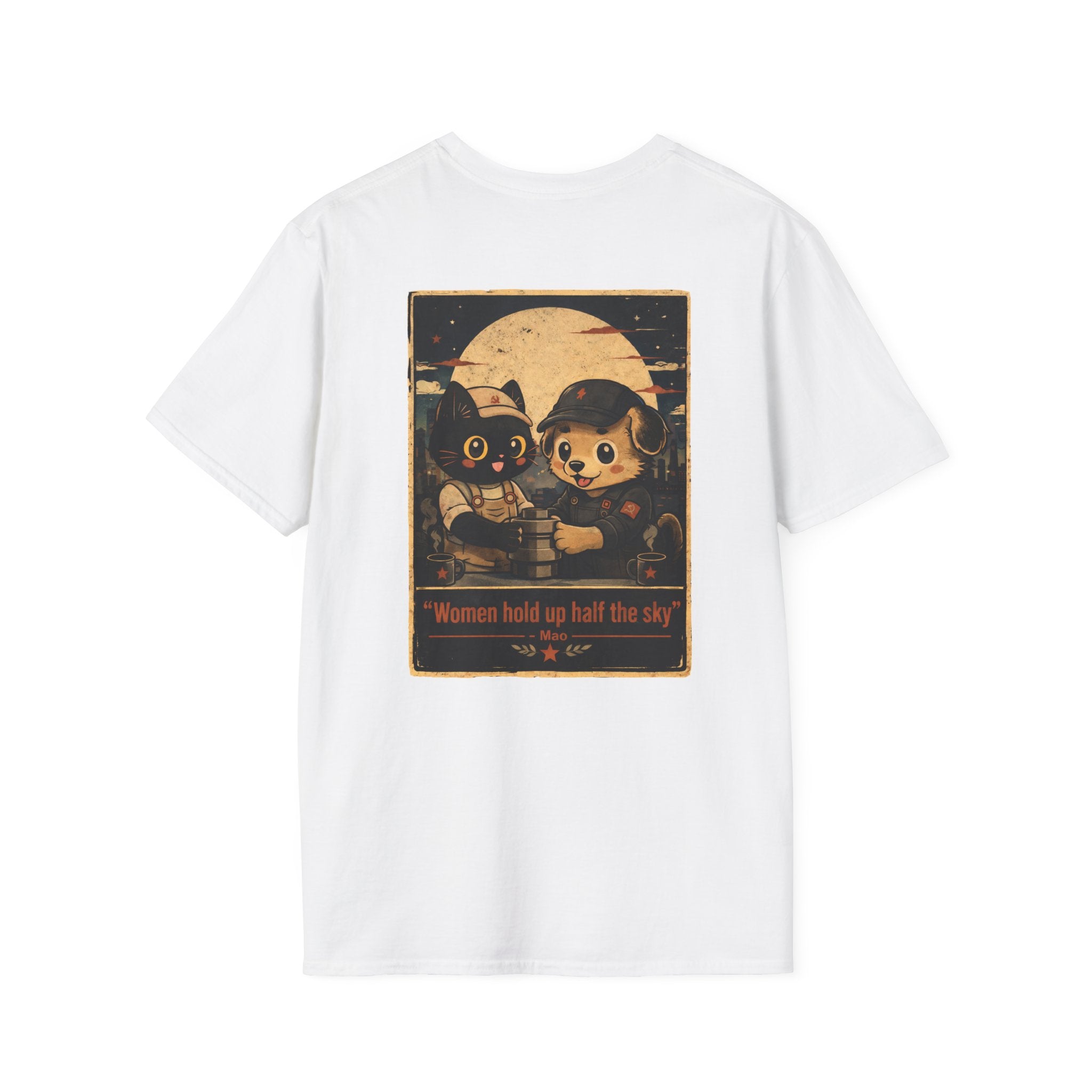 Women Hold Up Half the Sky – Front & Back Graphic Tee