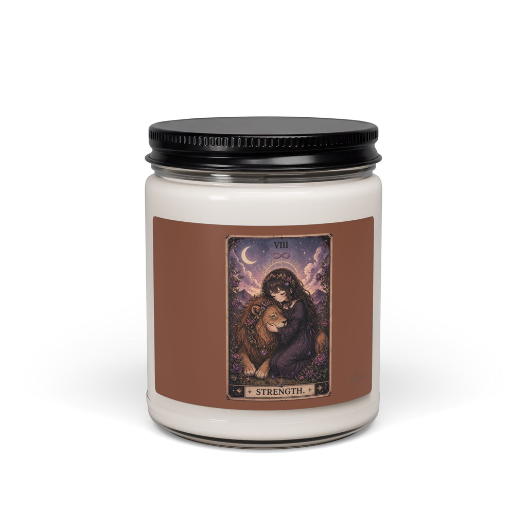 Strength Tarot - Scented Soy Candle, 9oz