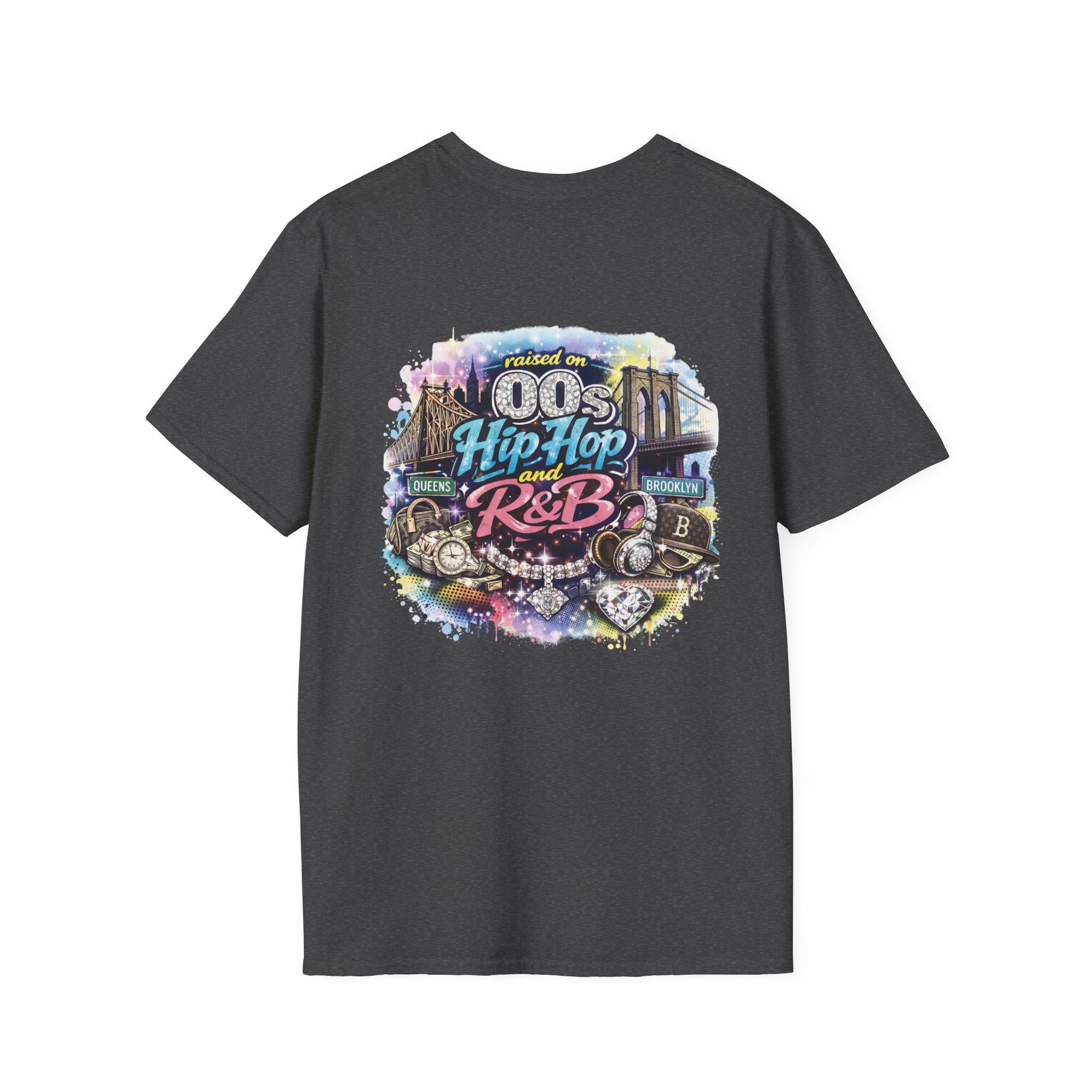 Raised on 00s Hip Hop & R&B – Front & Back Graphic