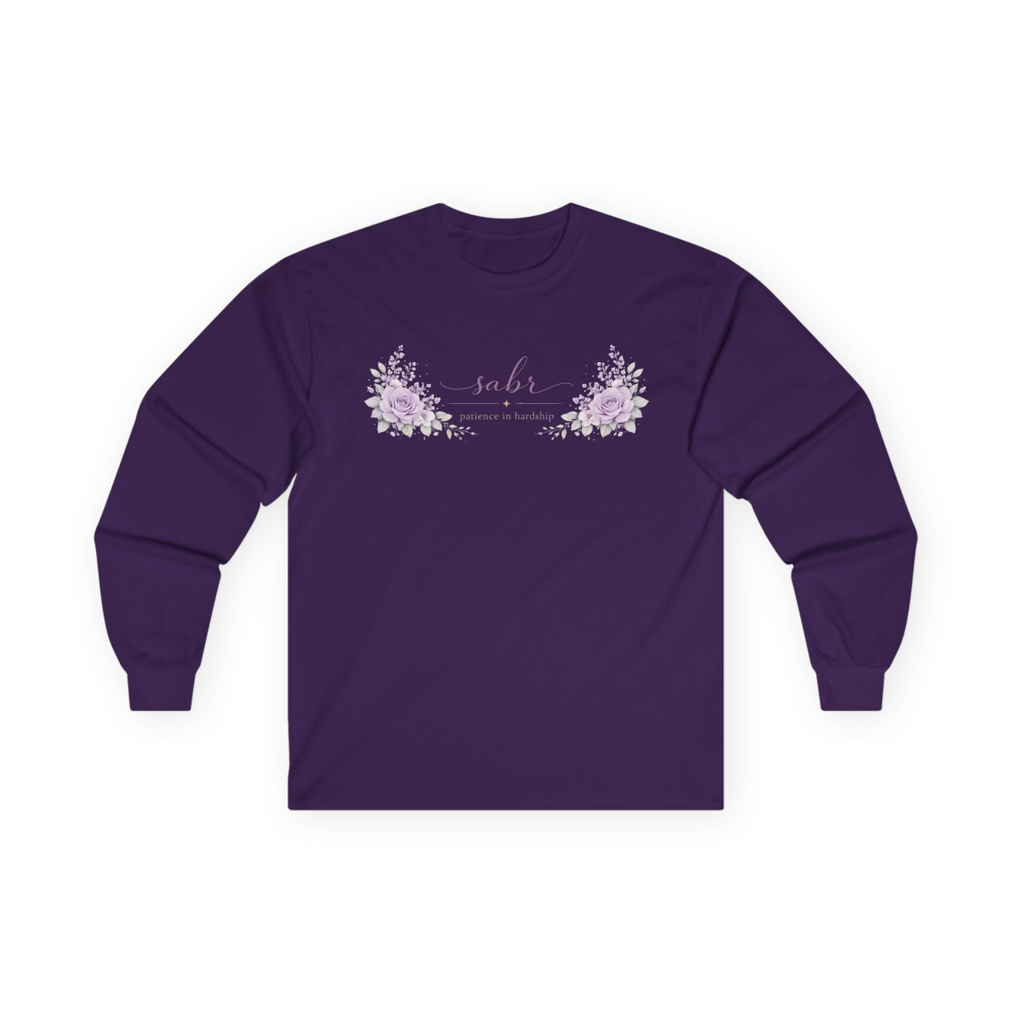 Sabr "Patience in Hardship" - Cotton Long Sleeve Tee
