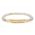 Tawakkul- Natural Stone Stretch Bar Bracelet