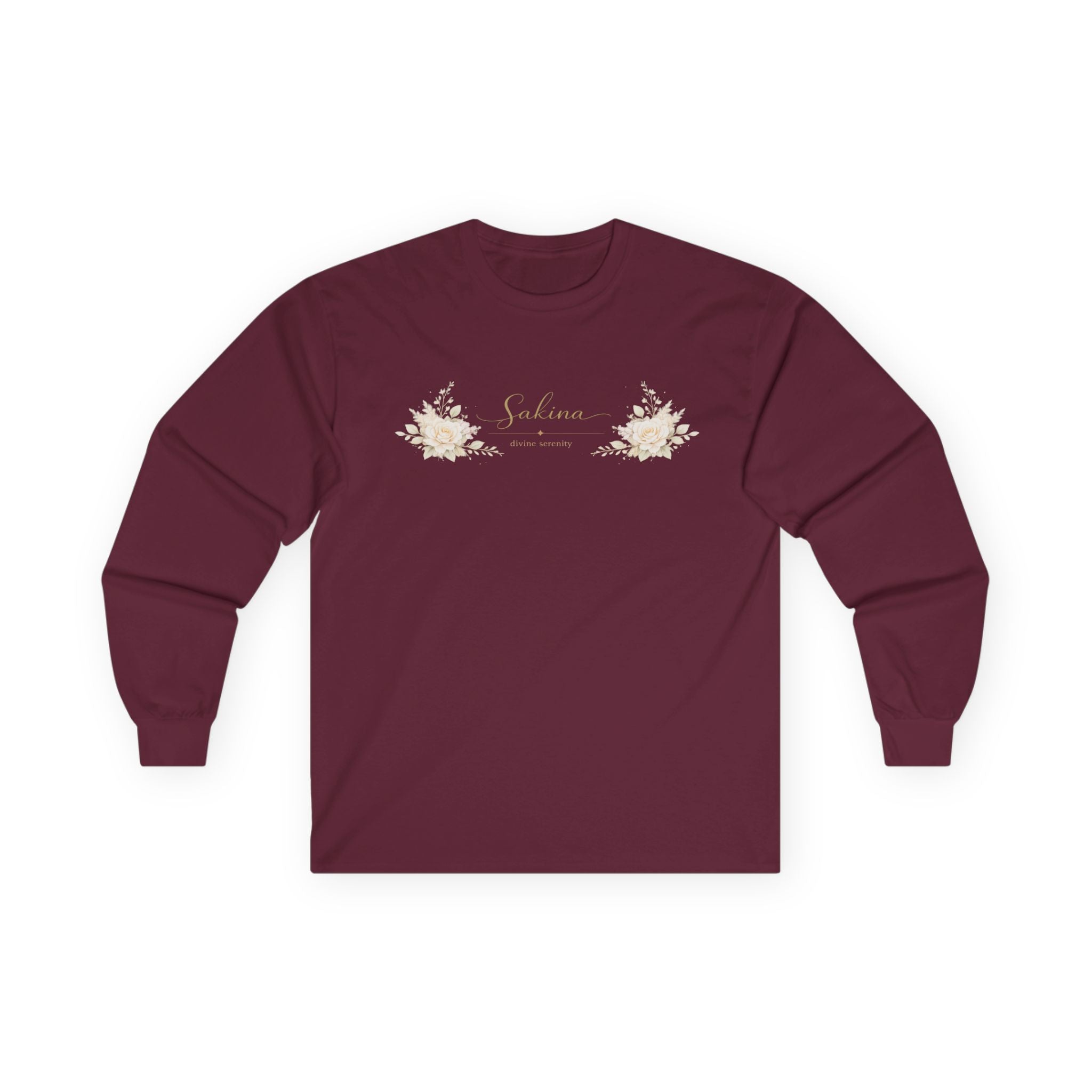 Sakina "Divine Serenity" - Cotton Long Sleeve Tee
