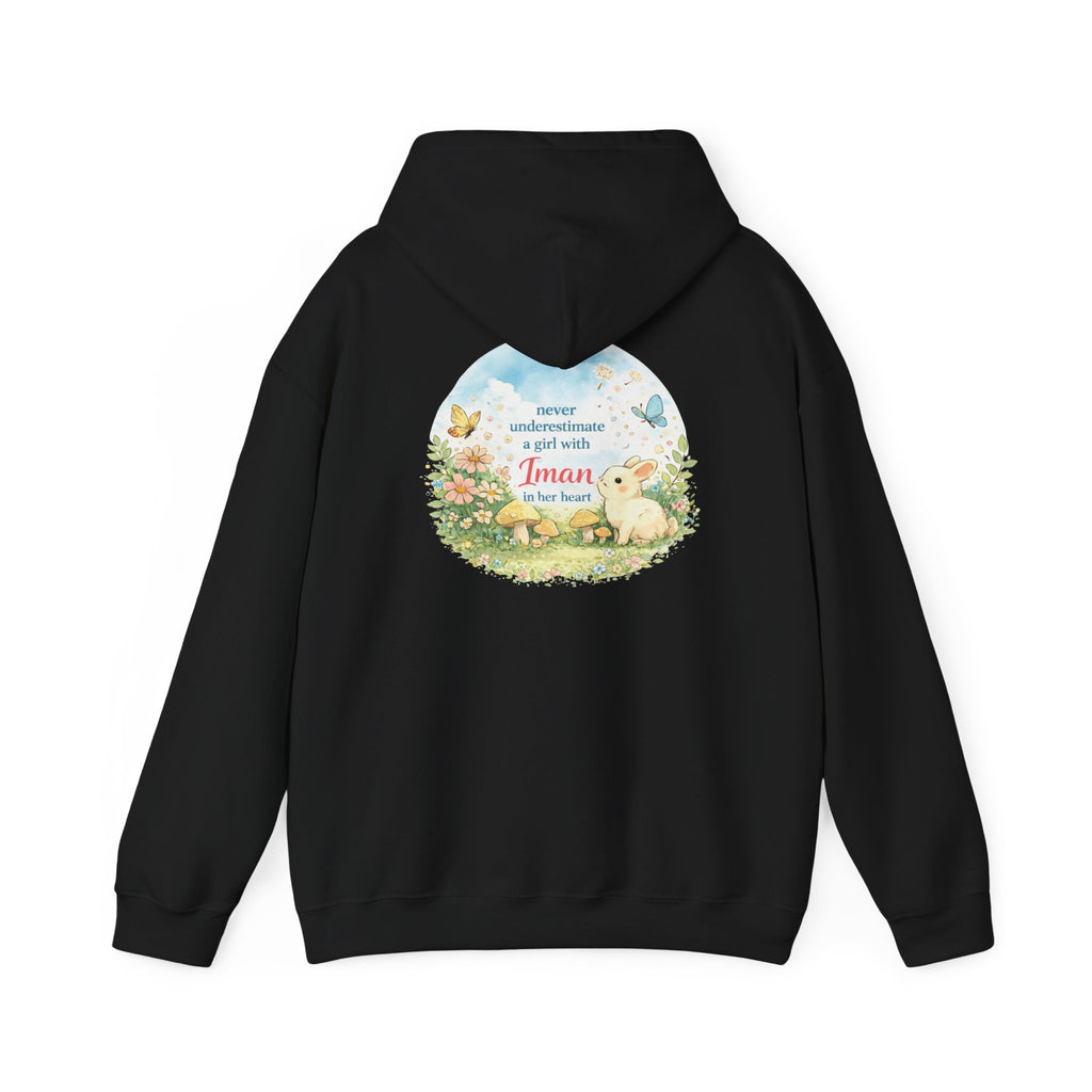 Girl with Iman in Her Heart - Hooded Sweatshirt