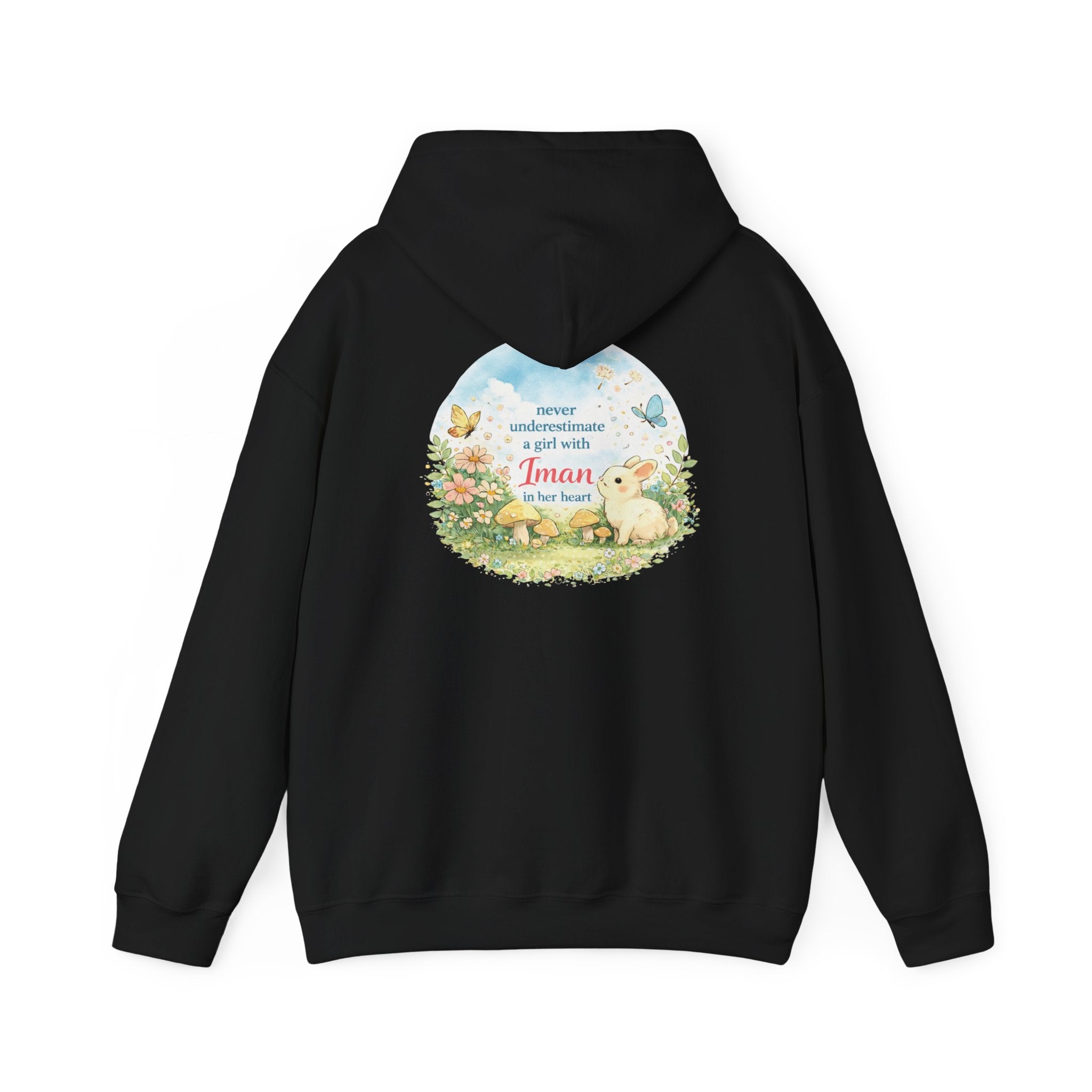 Girl with Iman in Her Heart - Hooded Sweatshirt