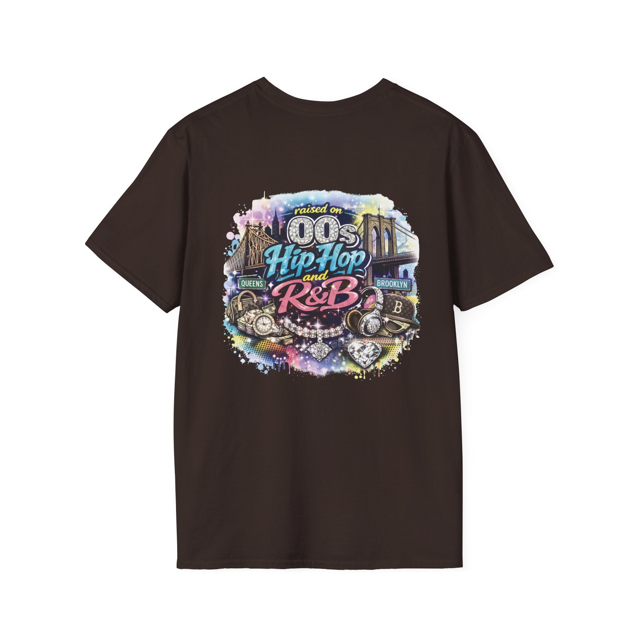 Raised on 00s Hip Hop & R&B – Front & Back Graphic