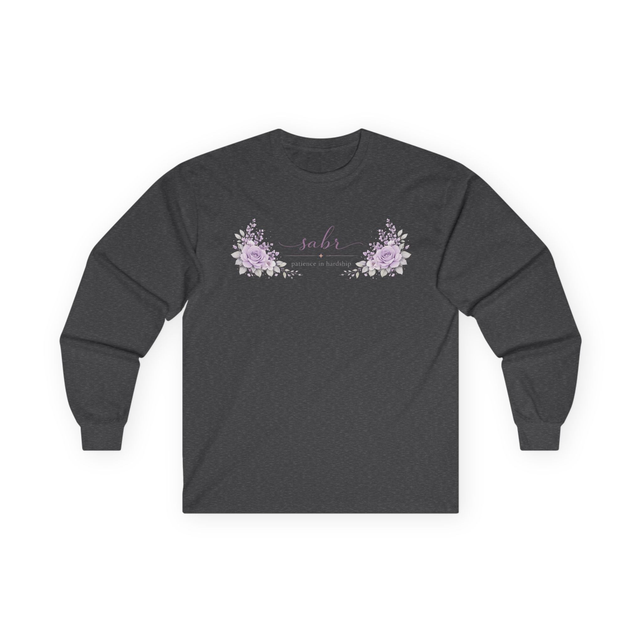 Sabr "Patience in Hardship" - Cotton Long Sleeve Tee