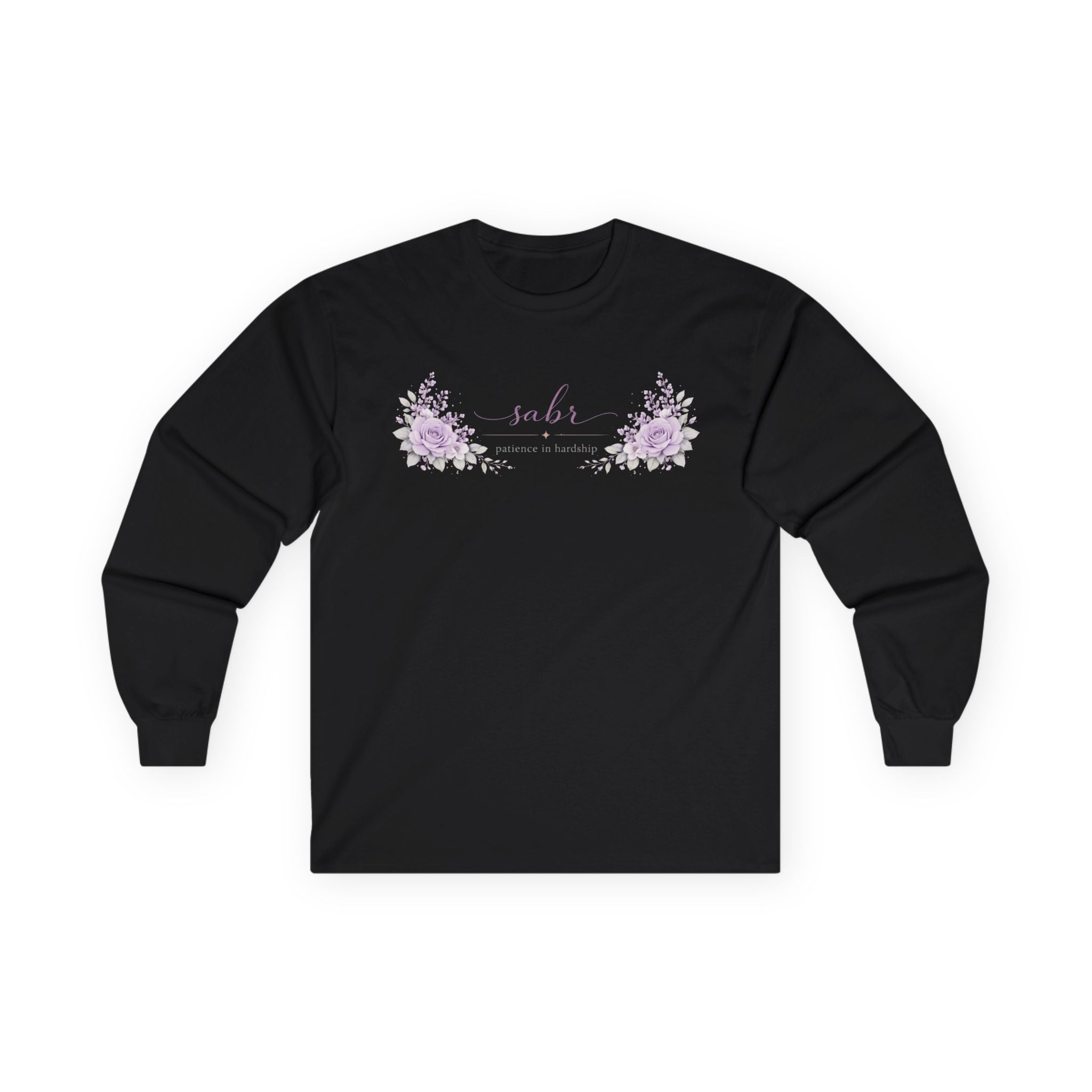 Sabr "Patience in Hardship" - Cotton Long Sleeve Tee