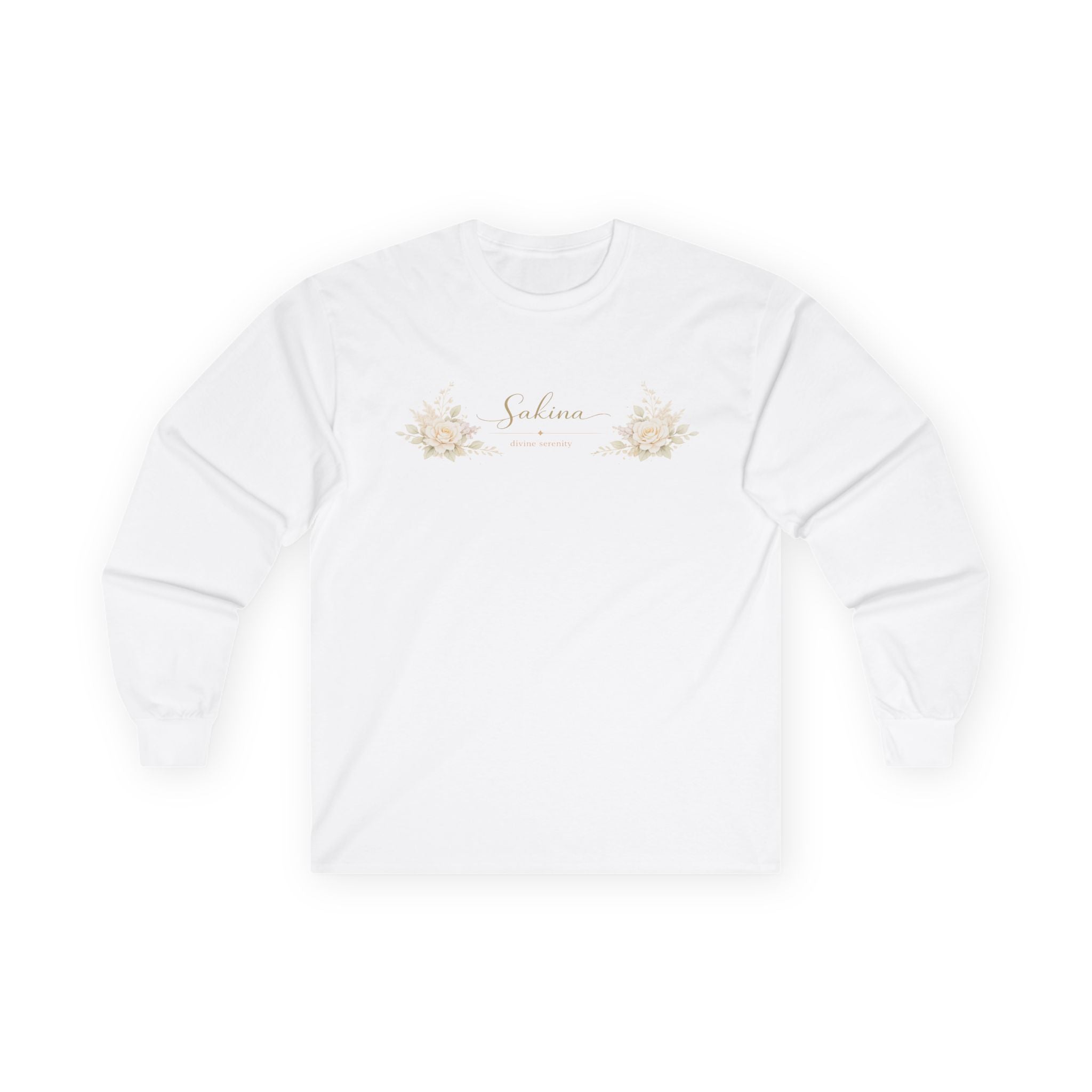 Sakina "Divine Serenity" - Cotton Long Sleeve Tee