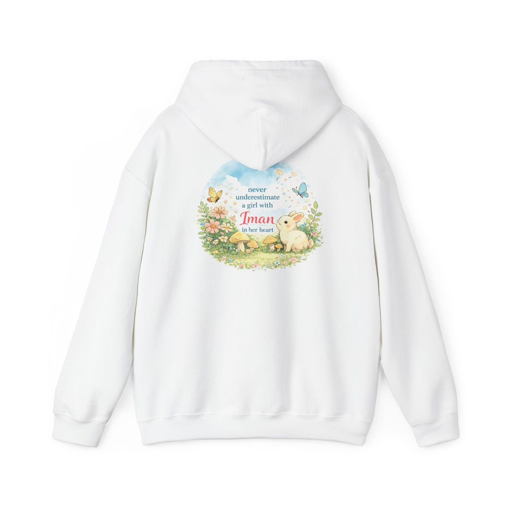 Girl with Iman in Her Heart - Hooded Sweatshirt