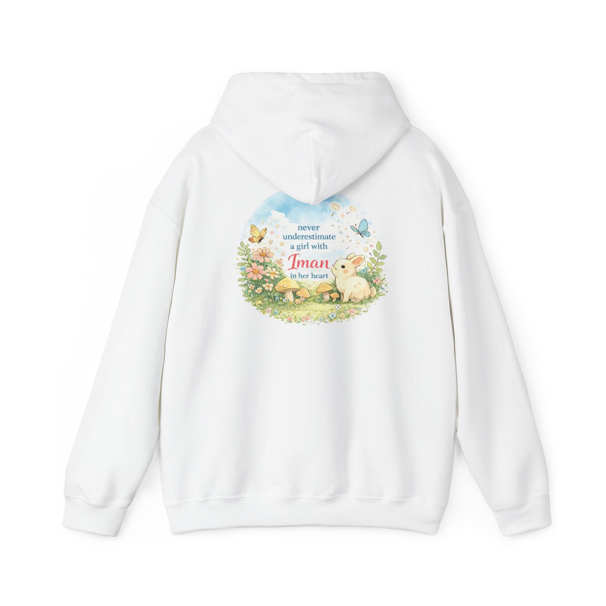 Girl with Iman in Her Heart - Hooded Sweatshirt