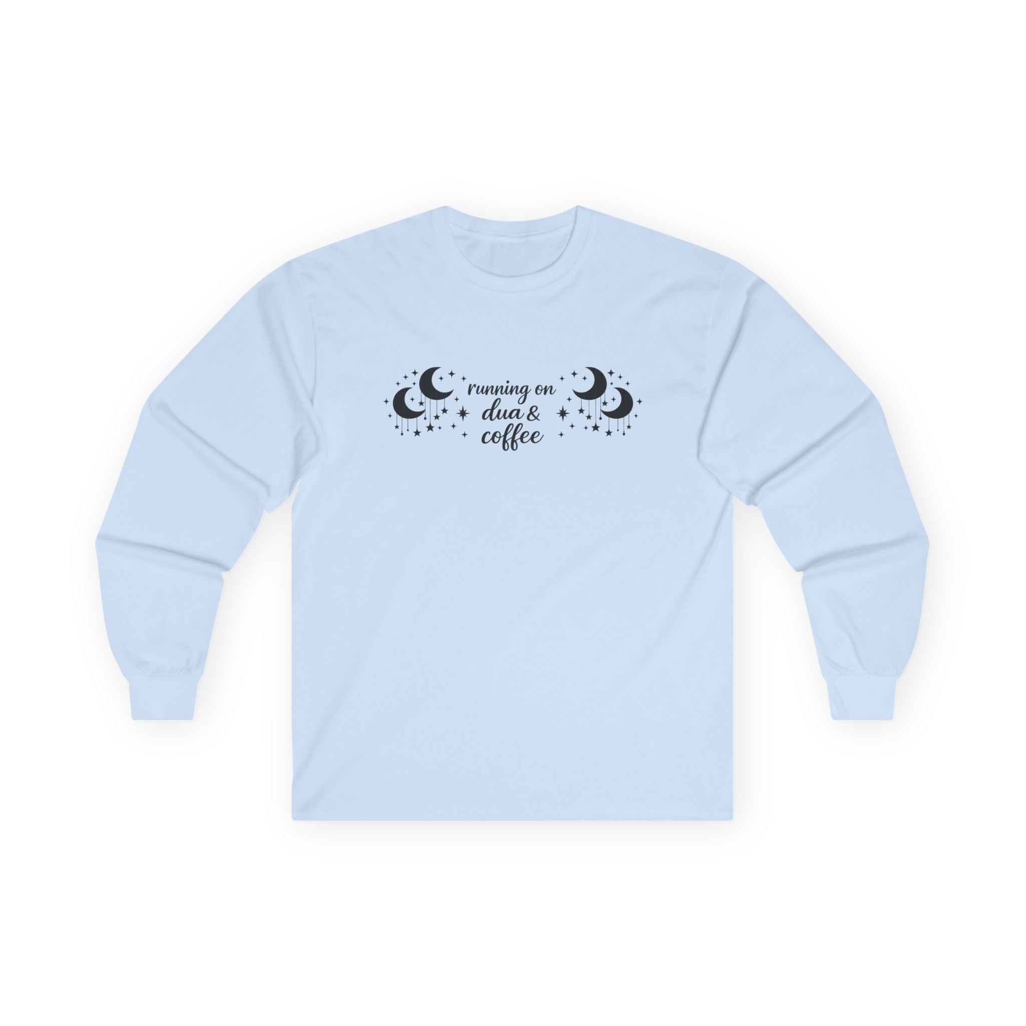 Running on Dua & Coffee - Cotton Long Sleeve Tee