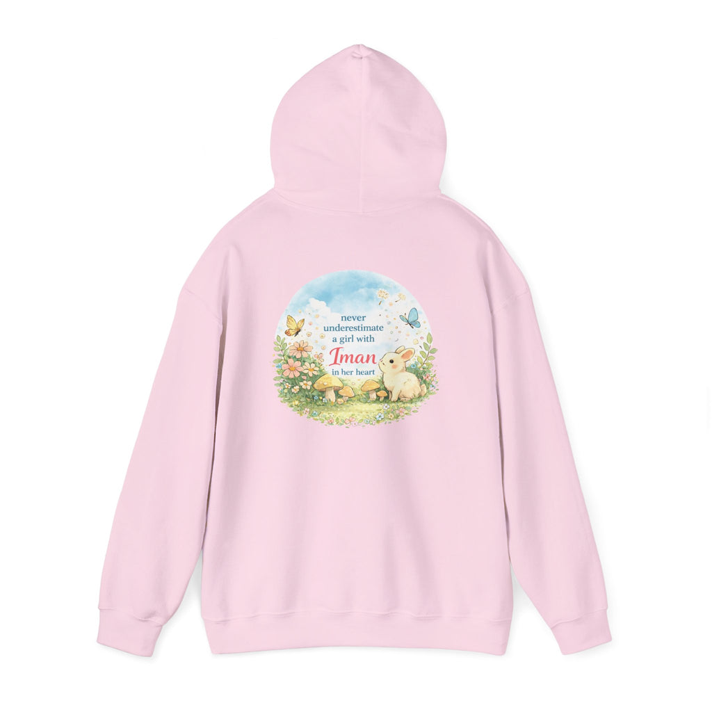 Girl with Iman in Her Heart - Hooded Sweatshirt
