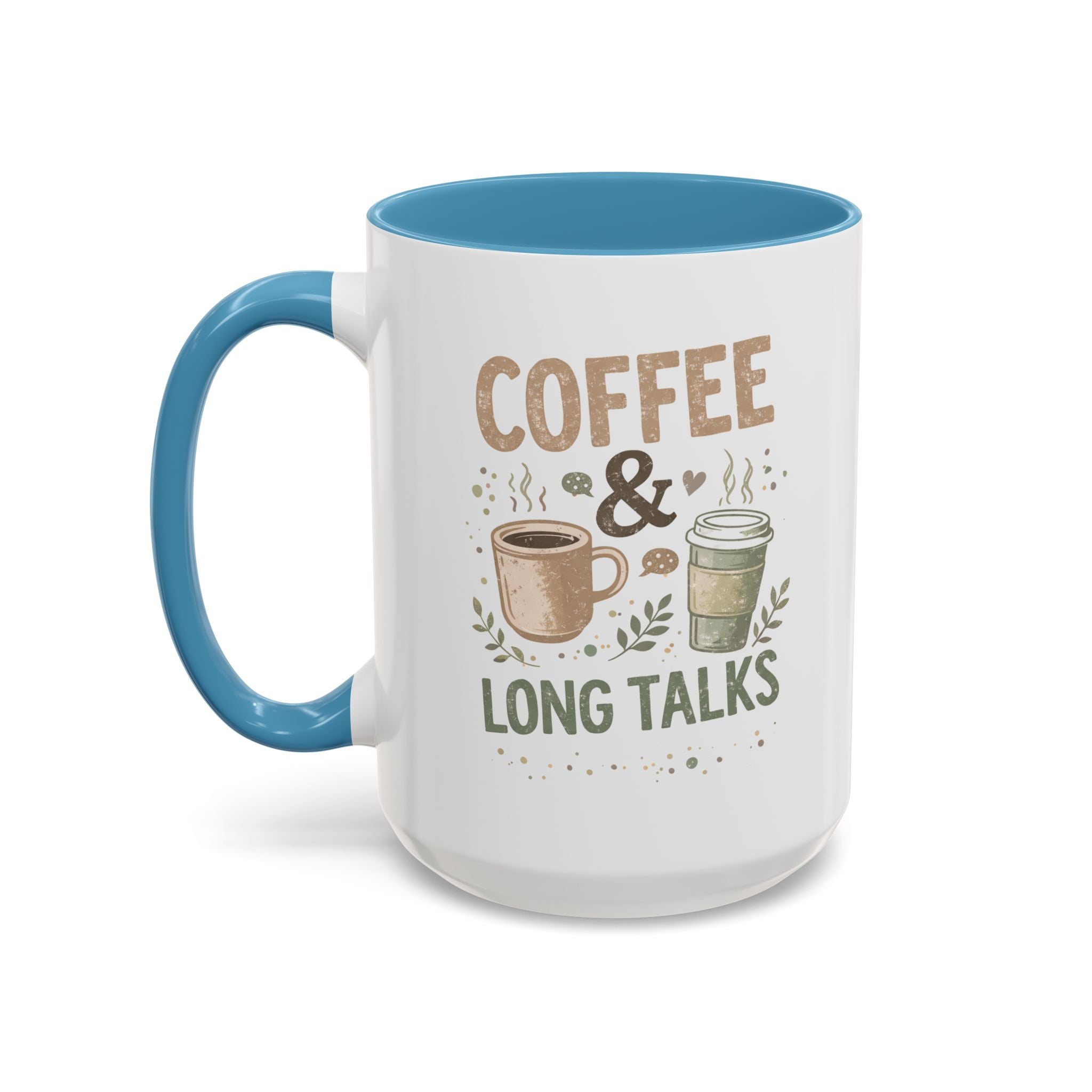 Coffee & Long Talks - Coffee Mug (11, 15oz)