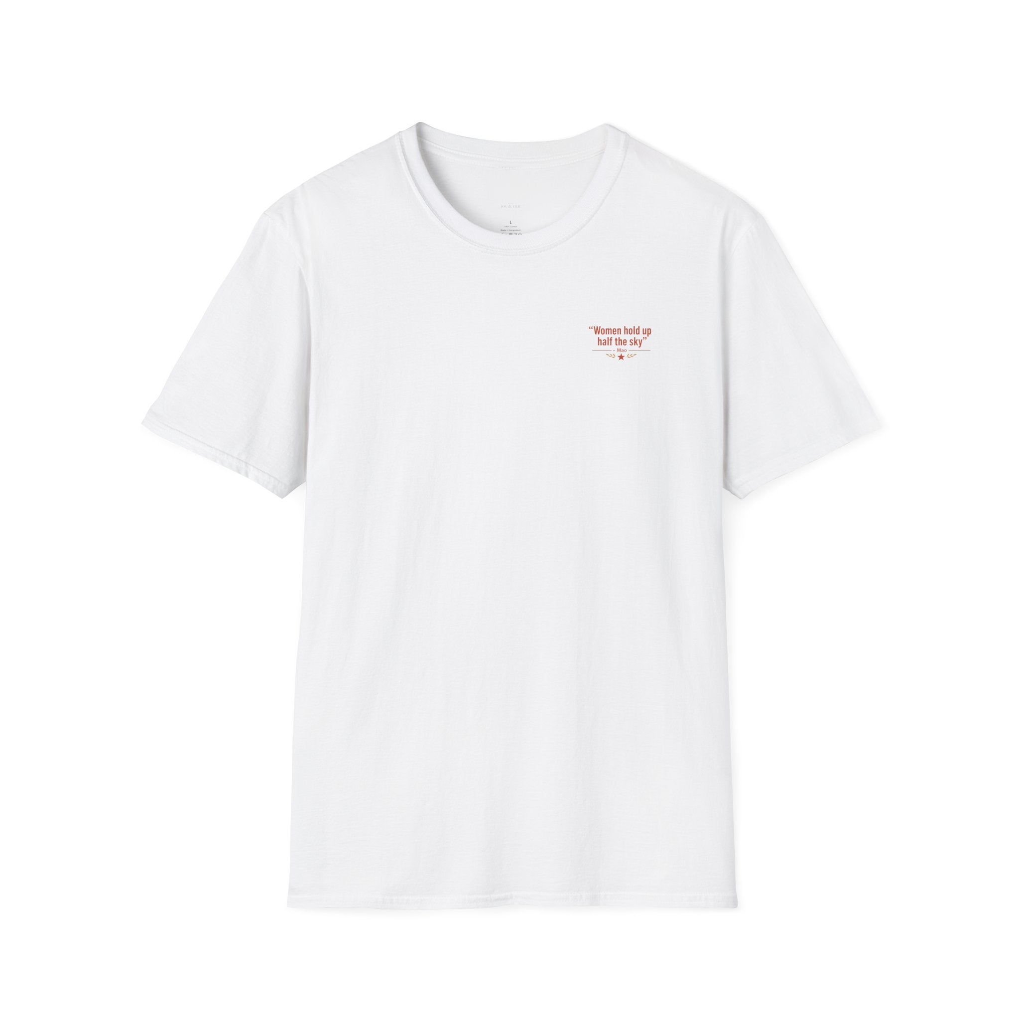 Women Hold Up Half the Sky – Front & Back Graphic Tee