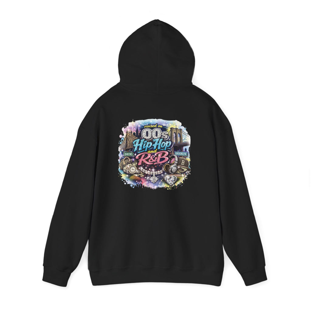 Raised on 00s Hip Hop & R&B – Front & Back Graphic