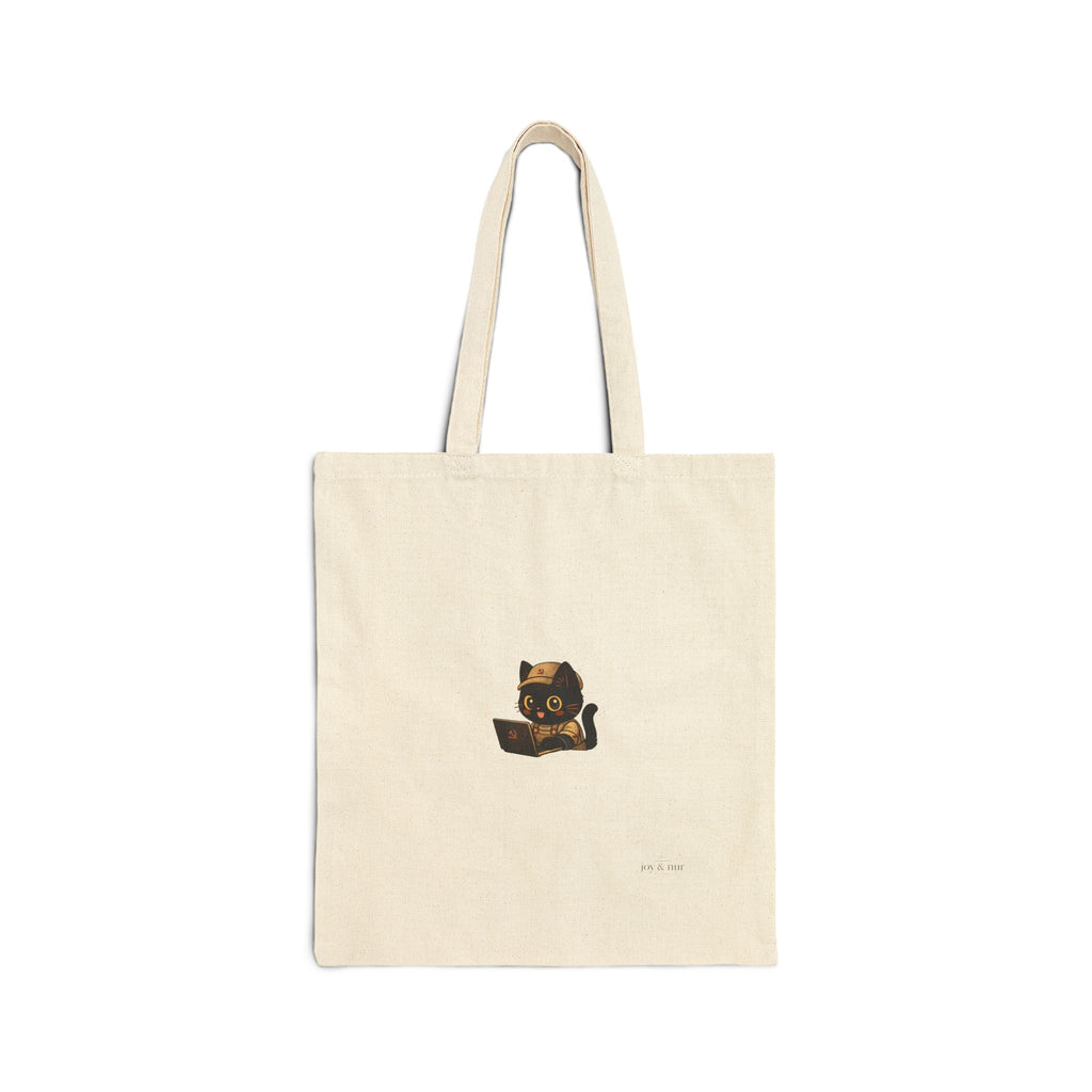 Power to the People – Front & Back Graphic Cotton Canvas Tote Bag