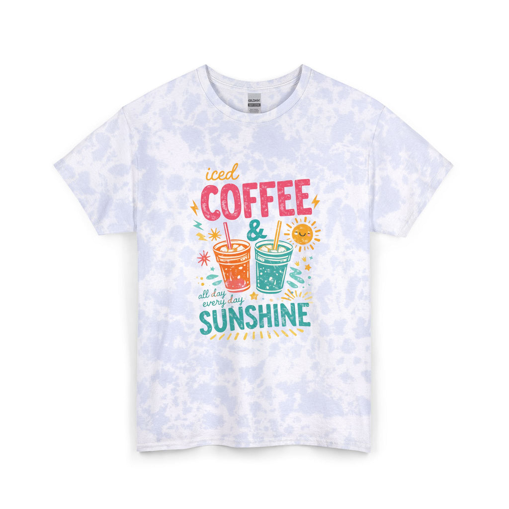 Iced Coffee & Sunshine Tie Dye Cotton Tee