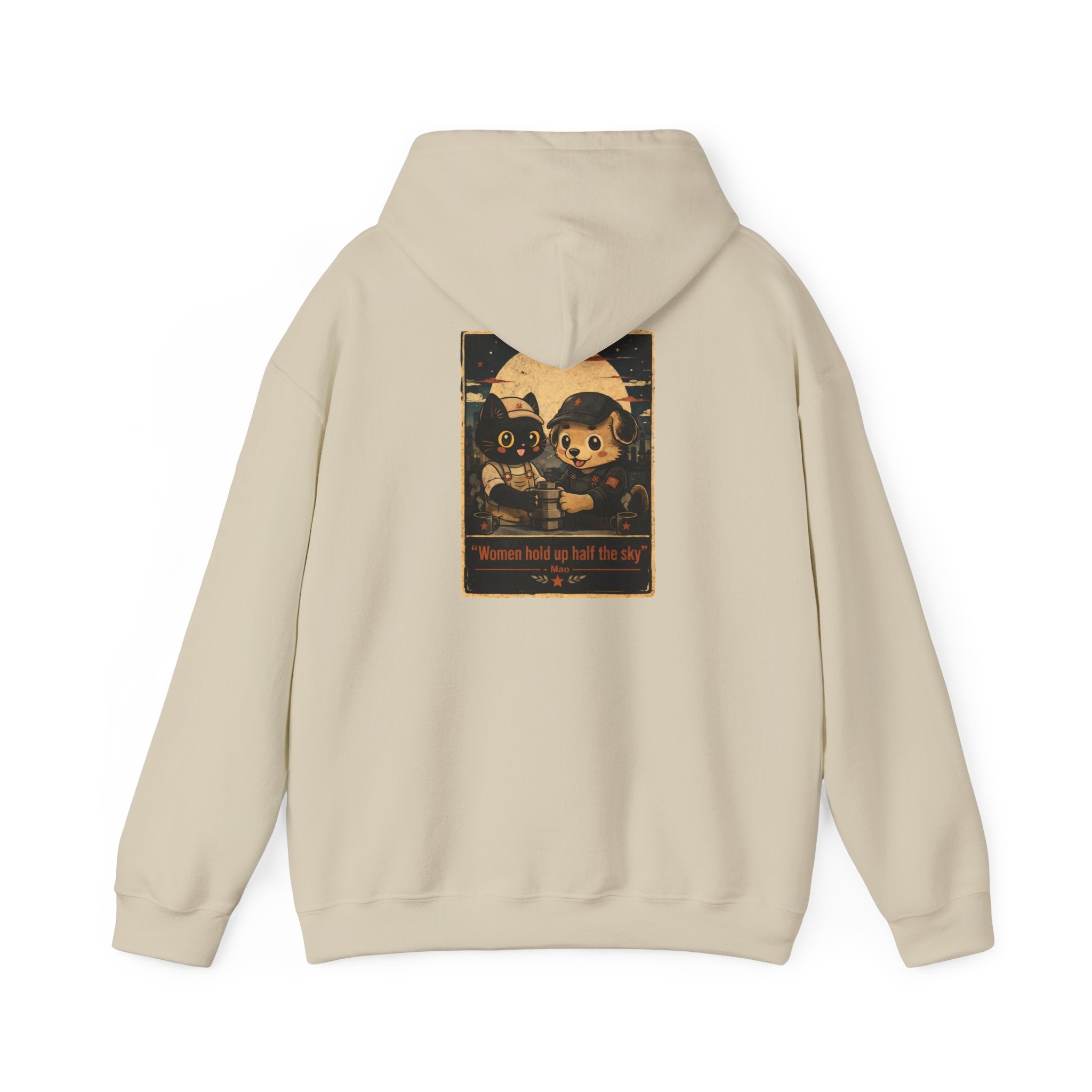 Women Hold Up Half the Sky – Front & Back Graphic Hoodie