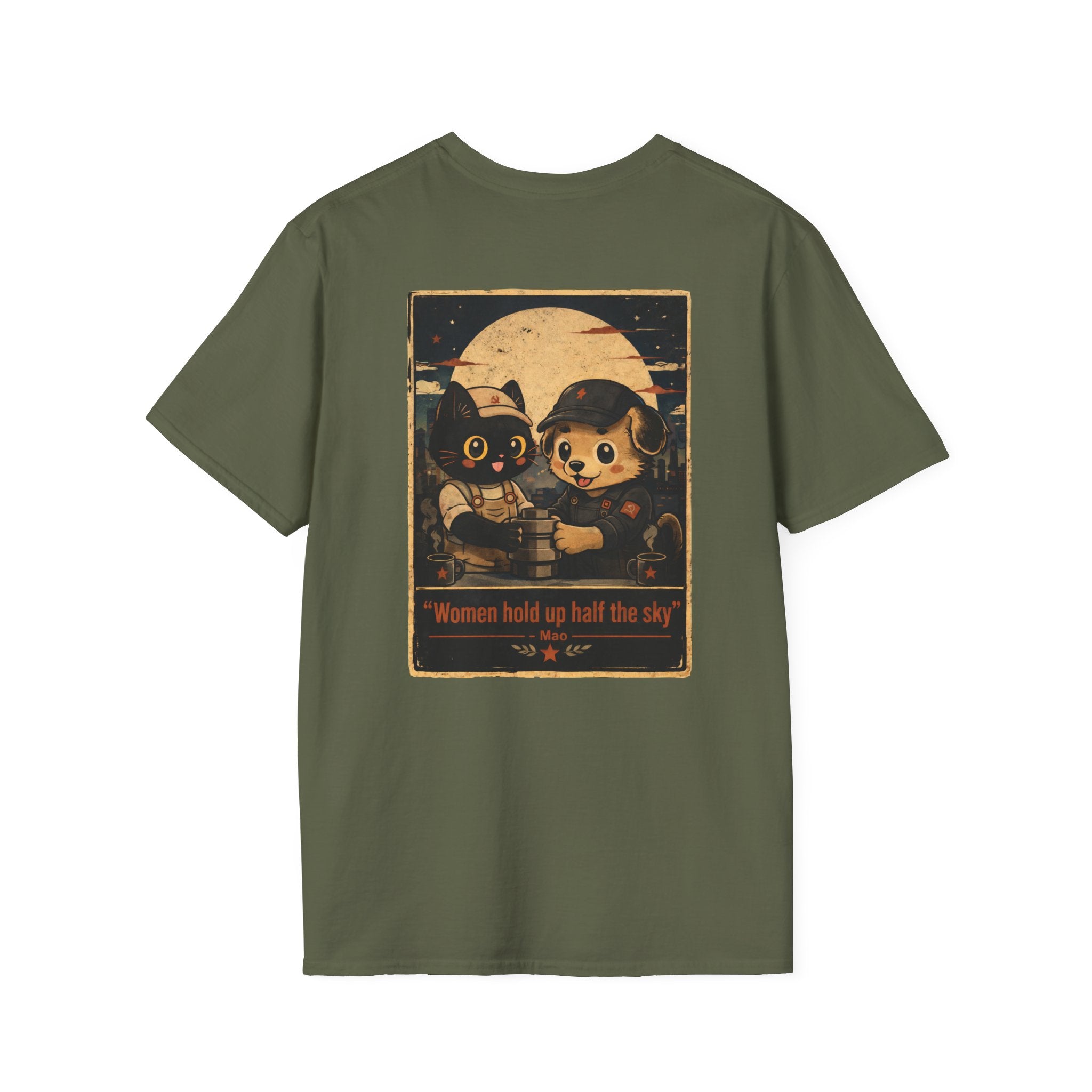 Women Hold Up Half the Sky – Front & Back Graphic Tee