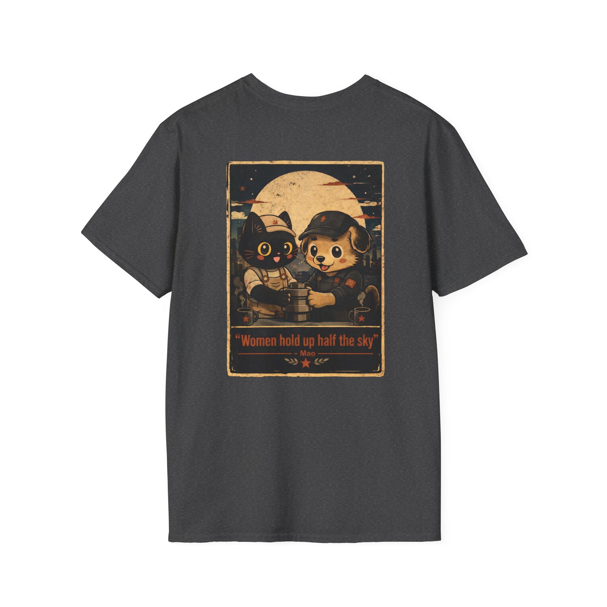 Women Hold Up Half the Sky – Front & Back Graphic Tee