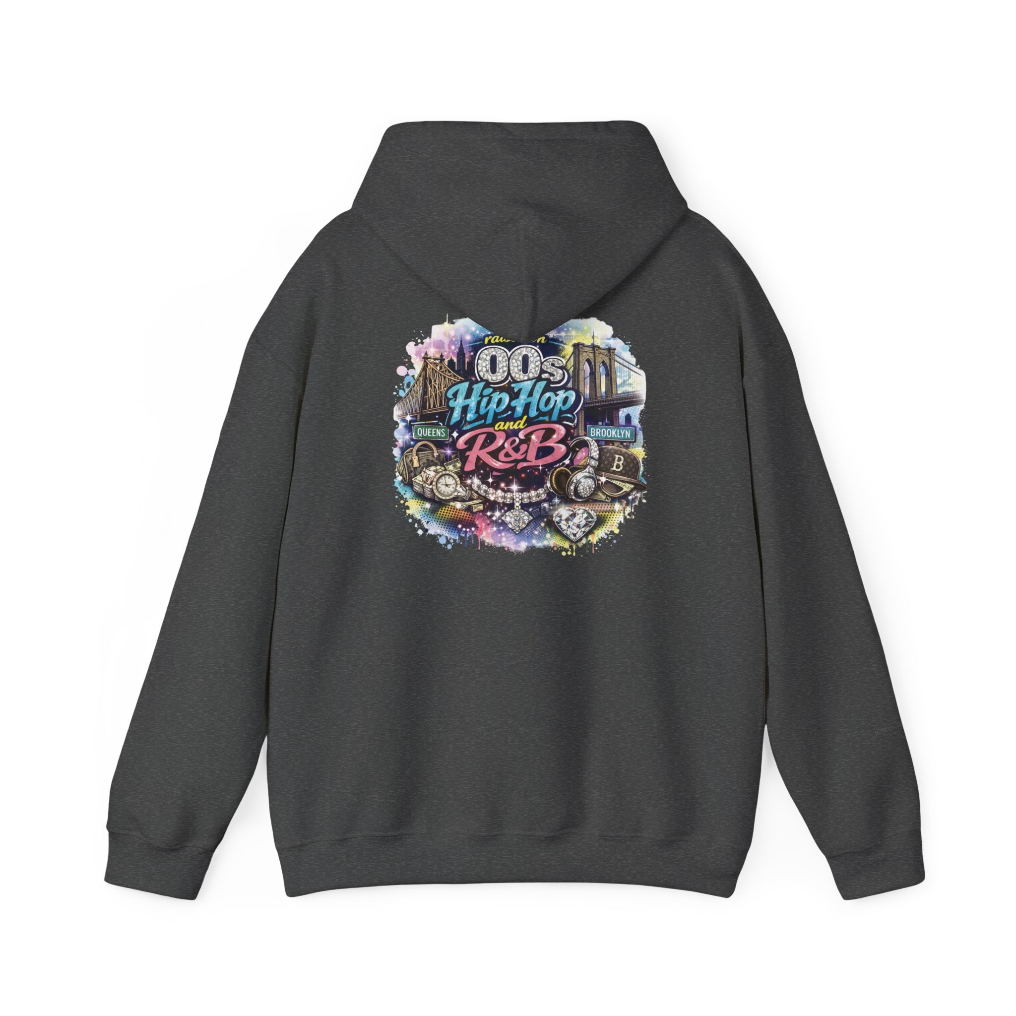 Raised on 00s Hip Hop & R&B – Front & Back Graphic