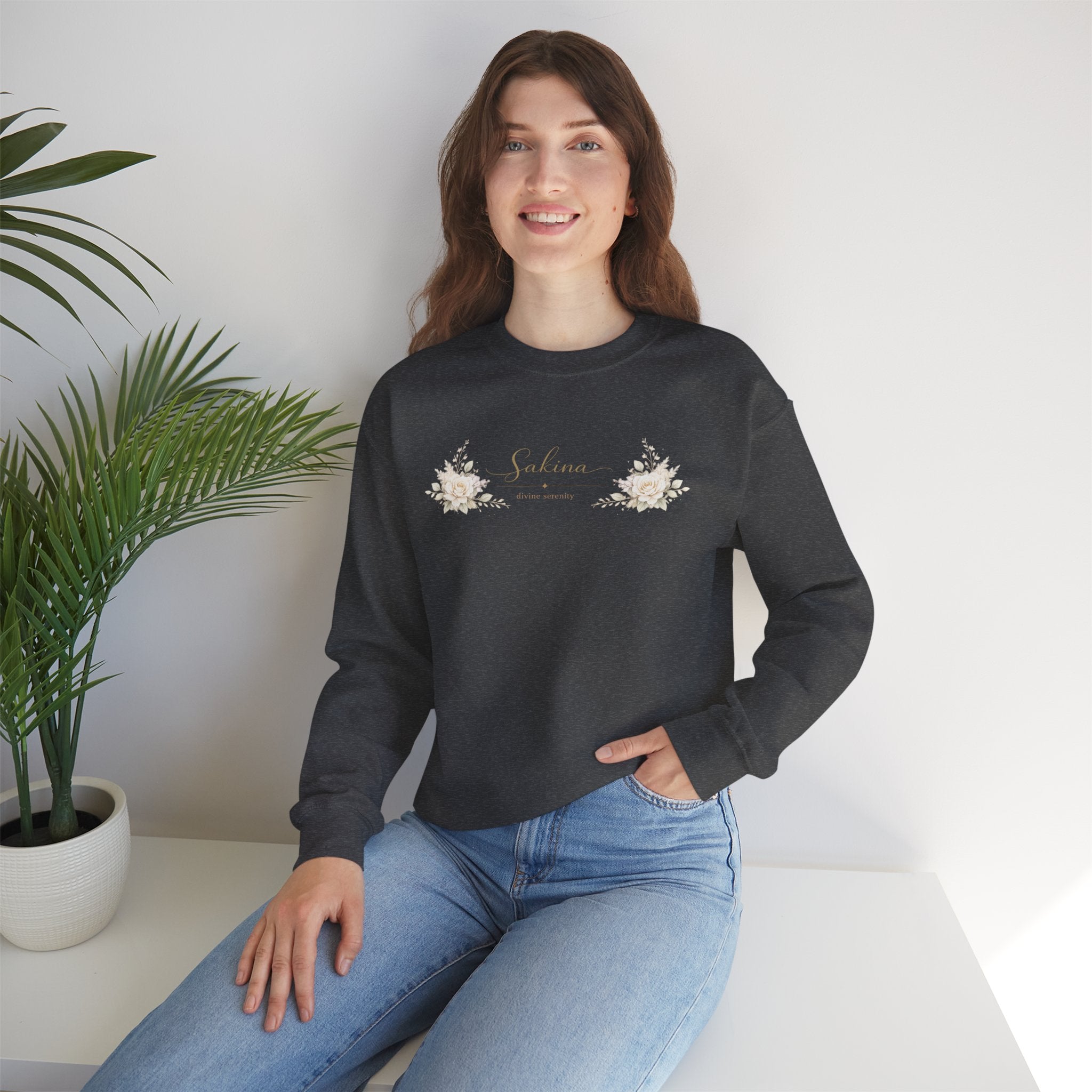 Sakina "Divine Serenity" - Crewneck Sweatshirt