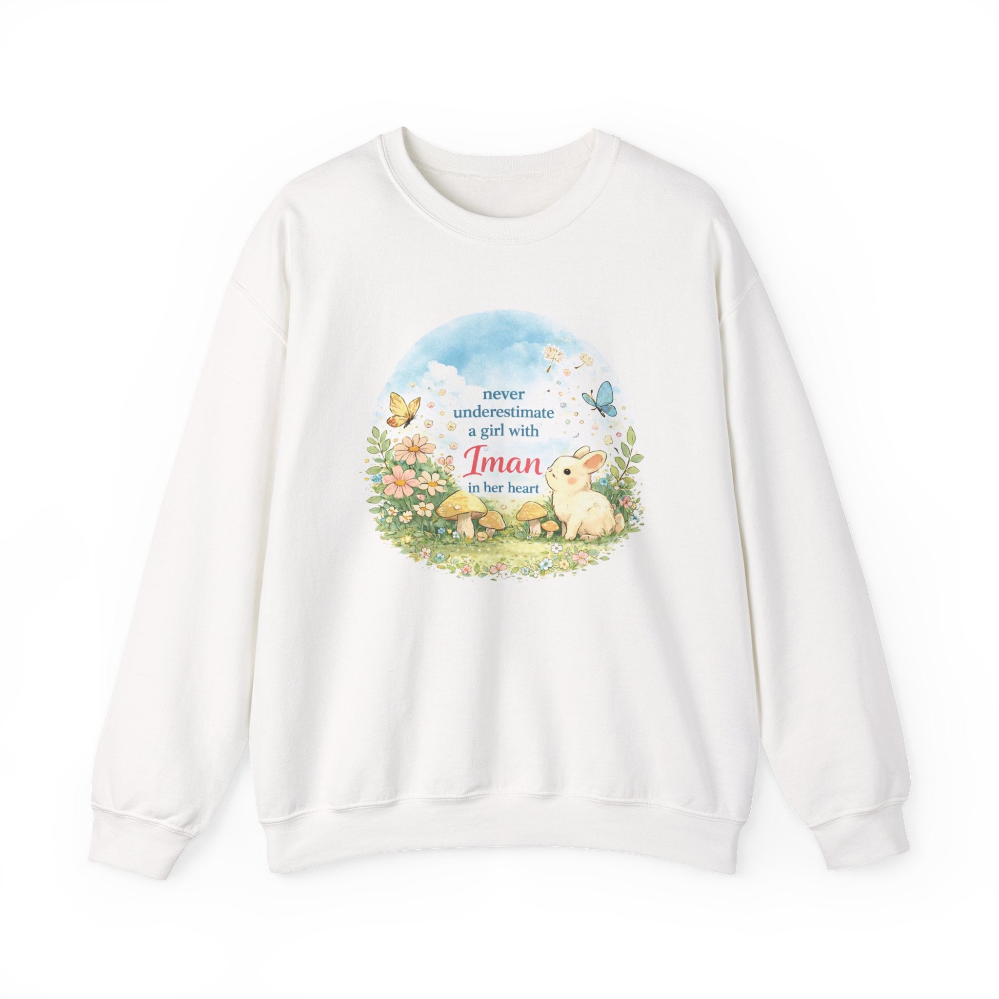 Girl with Iman in Her Heart - Crewneck Sweatshirt