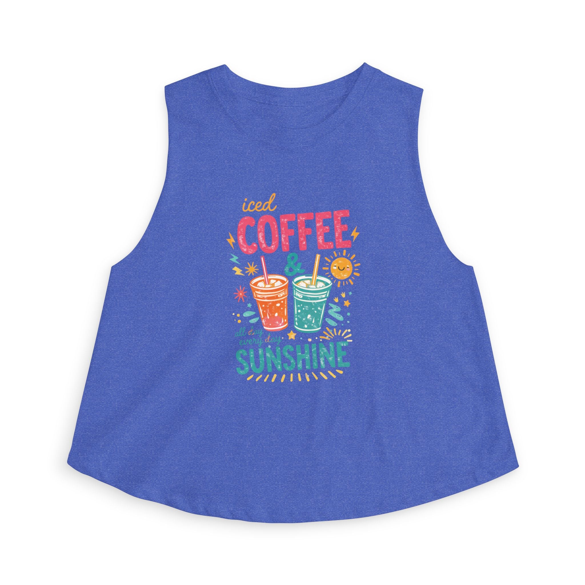 Iced Coffee & Sunshine - Women's Crop Top