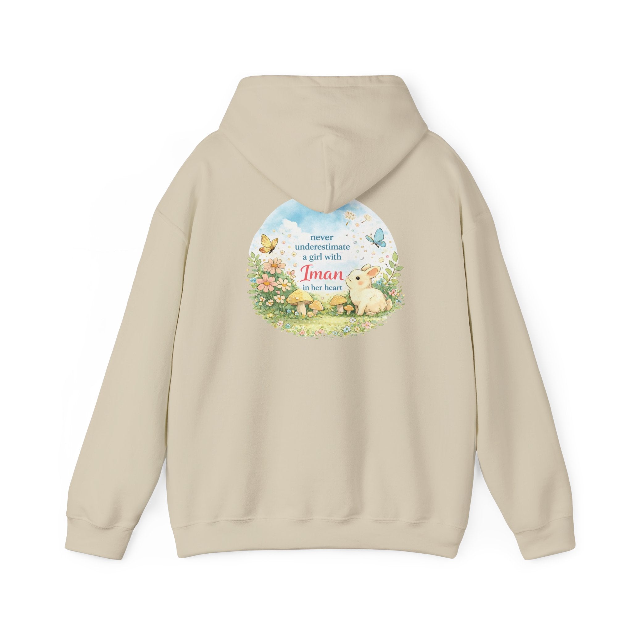 Girl with Iman in Her Heart - Hooded Sweatshirt