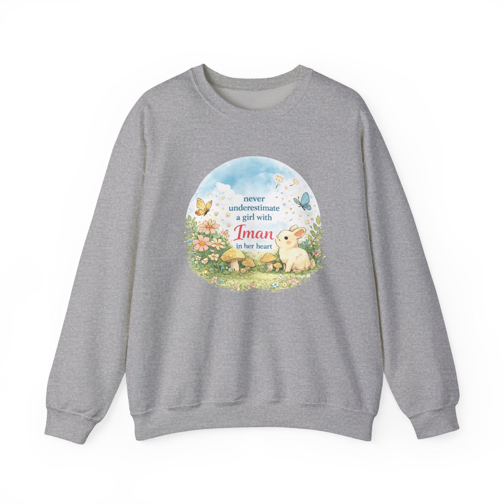 Girl with Iman in Her Heart - Crewneck Sweatshirt